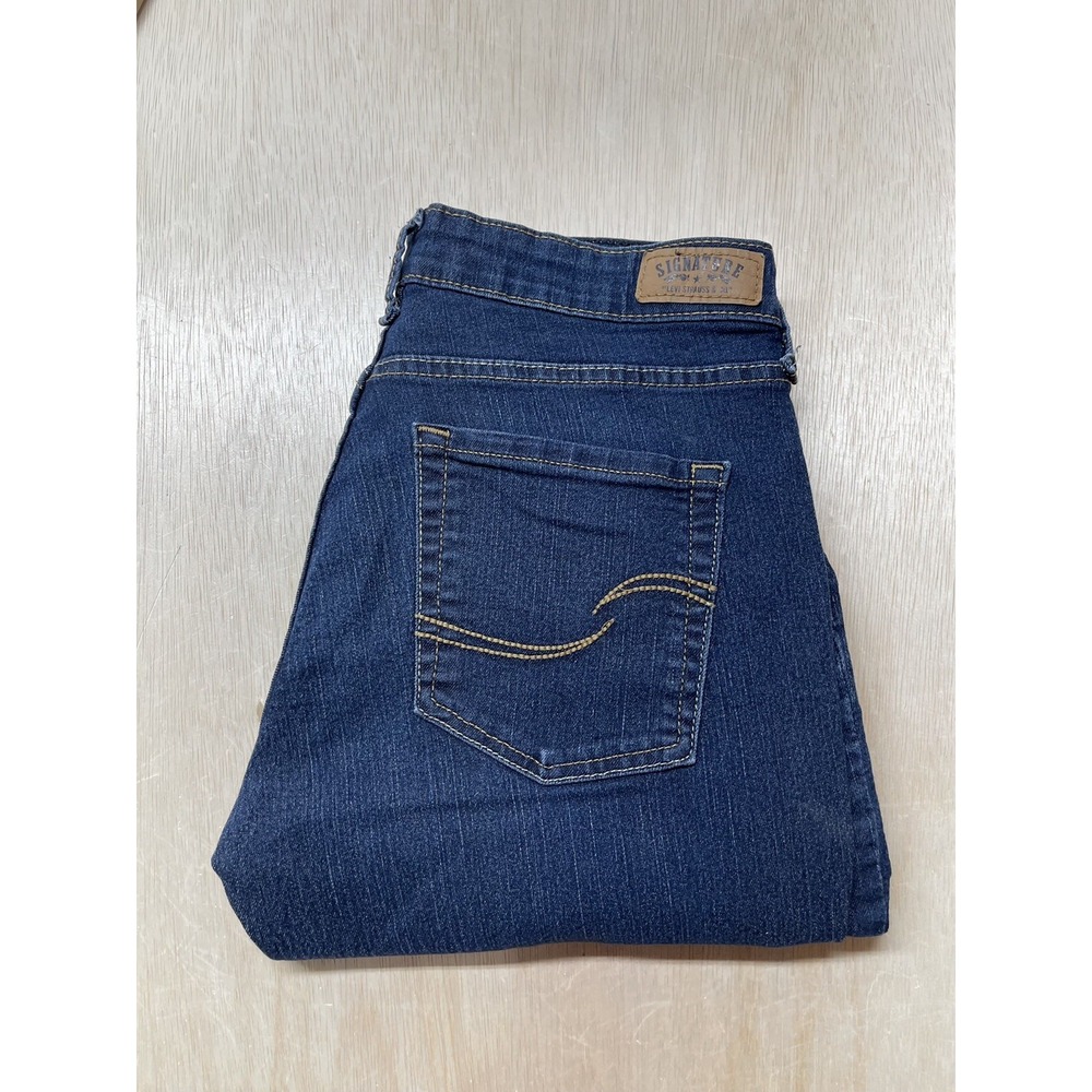 Levi Signature Jeans Women's Tag 30x30‎ Approx 30x27 Modern Straight Blue Denim